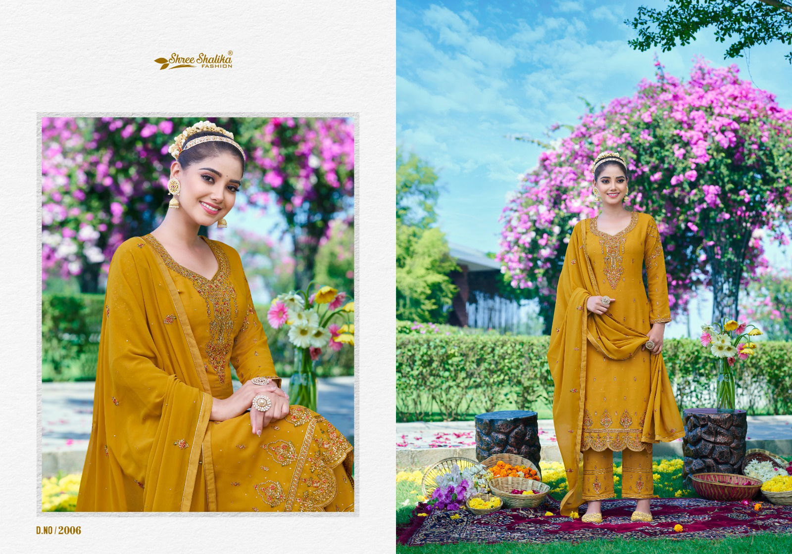 Leela Vol 2 by Shalika 2001 To 2006 Heavy Georgette Wedding Salwar Suits Wholesalers In Delhi